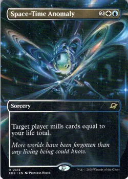 MTG Space-Time Anomaly (Borderless) (315) | NM | Edge of Eternities (EOE) - Image 1