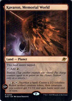 MTG Kavaron, Memorial World (255) | NM | Edge of Eternities (EOE) - Image 1