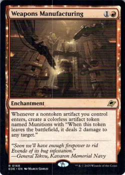 MTG Weapons Manufacturing (168) | NM | Edge of Eternities (EOE) - Image 1