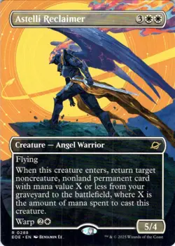 MTG Astelli Reclaimer (Borderless) (288) | NM | Edge of Eternities (EOE) - Image 1