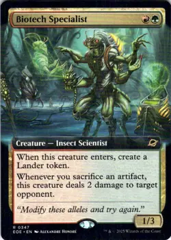 MTG Biotech Specialist (Extended Art) (347) | NM | Edge of Eternities (EOE) - Image 1