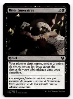 MTG Funeral Rites (97/254) Theros Beyond Death French Rites funeraires - Image 1