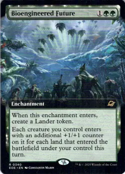 MTG Bioengineered Future (Extended Art) (340) | NM | Edge of Eternities (EOE) - Image 1