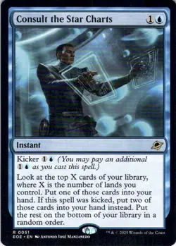 MTG Consult the Star Charts (51) | NM | Edge of Eternities (EOE) - Image 1