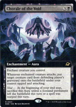MTG Chorale of the Void (Extended Art) (331) | NM | Edge of Eternities (EOE) - Image 1