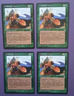 Magic the Gathering MTG Ice Age MADDENING X 4 LP/EX U 1995 Nice! - Image 1