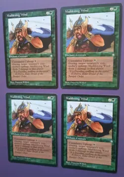 Magic the Gathering MTG Ice Age MADDENING X 4 LP/EX U 1995 Nice! - Image 2