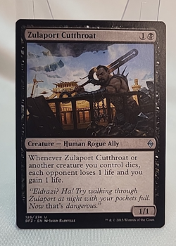 Zulaport Cutthroat Non Foil BFZ MTG LP Lightly Played Fast Shipping From Canada - Image 1
