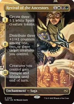 Revival of the Ancestors (Borderless) [Tarkir: Dragonstorm] MTG - Image 1