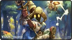 Ultra Pro MTG Final Fantasy Vivi Black Stitched Playmat Used - Image 1
