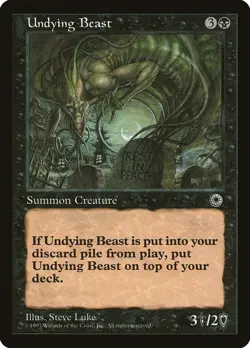 MTG - Undying Beast - Portal - X1 - (LP) - - Image 1