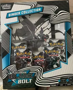 Pokemon - Scarlet And Violet Black Bolt Binder Collection (Sealed) - Image 1