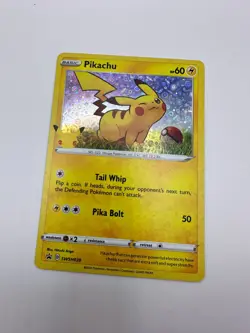 Pokemon Karte TCG Pikachu SWSH039 Black Star Promo 25 Jahre Holo Rare Englisch - Image 2