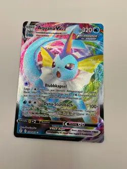 Pokemon Karte TCG Aquana VMAX 030/203 Drachenwandel Holo Rare Deutsch NM - Image 2