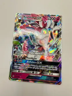 Pokemon Karte TCG Feelinara GX 92/145 Stunde der Wachter Holo Rare Deutsch NM - Image 2