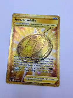 Pokemon Karte TCG Heldenmedaille 201/185 Farbenschock Holo Deutsch NM - Image 2