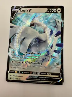 Pokemon Karte TCG Lugia V SWSH301 Black Star Promo Fullart Holo Rare Deutsch - Image 2