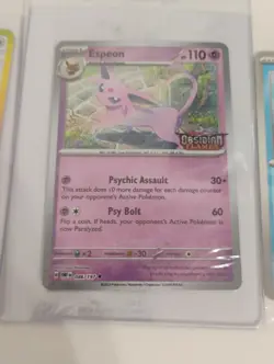 Pokemon Sealed Espeon Best Buy/Lapras 7/11/GameStop Stamped Promo Cards - Image 3