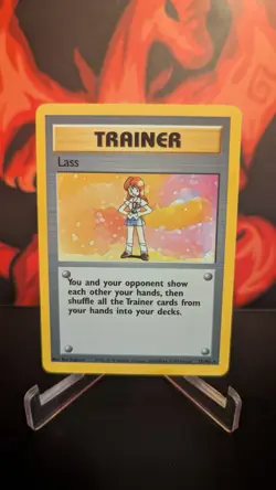 1999 Pokemon Base Set Lass NM Vintage - Image 1