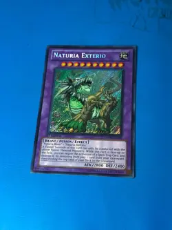 YUGIOH Secret Rare Naturia Exterio HA04-EN055 1st Edition - Image 1