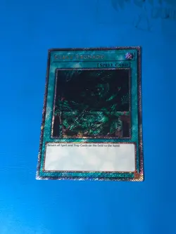YUGIOH Platinum Secret Rare Giant Trunade RA03-EN097 1st Edition - Image 1