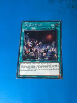 YUGIOH Secret Rare Mystic Mine MP20-EN080 1st Edition - Image 1
