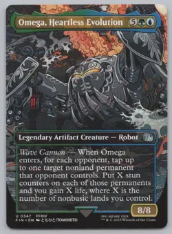 MTG - Final Fantasy - Omega, Heartless Evolution (Borderless) #347 -g578 - Image 1