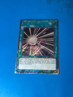 YUGIOH Platinum Secret Rare Mask Change RA04-EN142 1st Edition - Image 1