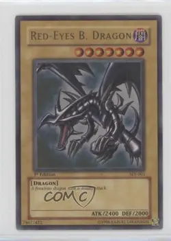 Red-Eyes B Dragon (Red-Eyes Black Dragon) 1st Ed. YuGiOh Starter Deck Joey fi8 - Image 1