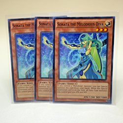 3x Yugioh Sonata the Melodious Diva DUEA-EN015 Unlimited Common - NM 💎 - Image 1