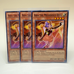 3x Yugioh Aria the Melodious Diva DUEA-EN014 Unlimited Common - NM 💎 - Image 1
