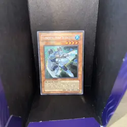 YUGIOH Elemental Hero Bubbleman EHC1-EN003 Secret Rare Limited Edition LP - Image 2