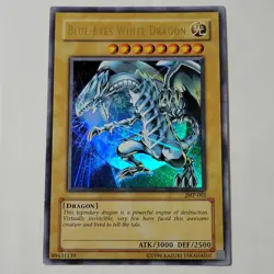 Yugioh Blue-Eyes White Dragon JMP-001 Japanese Ocg Ultra LP - Image 1