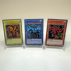 Yugioh Egyptian Gods Slifer Obelisk Ra LC01-EN001,2,3 Limited Ed. Ultra - VLP-NM - Image 1