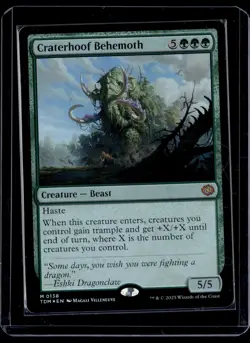 MTG: Tarkir: Dragonstorm #138 Craterhoof Behemoth (Foil) 🏡 - Image 1