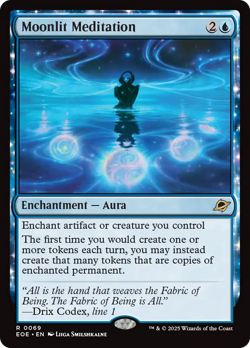 Moonlit Meditation Edge of Eternities NM Enchantment Rare MAGIC CARD ABUGames - Image 1