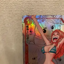LP ONE PIECE Card Game Nami OP01-016 Manga Alt Art Parallel The Best Japanese FS - Image 2