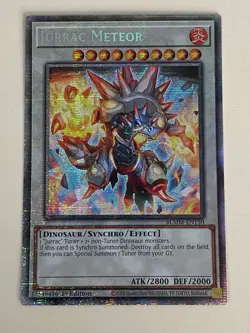 Yugioh - Jurrac Meteor - 1st Edition Starlight Rare NM - Free Holo Card - Image 2