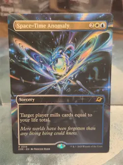 0315 Space-Time Anomaly SURREAL SPACE BORDERLESS Edge of Eternities MTG Card - Image 1