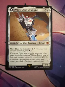 Prowl, Stoic Strategist Universes Beyond: Transformers Regular NM MTG - Image 1