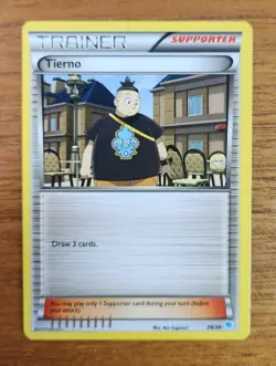 Tierno Pokemon Trainer Card, Trainer Kit - Suicune 29/30 - Image 1