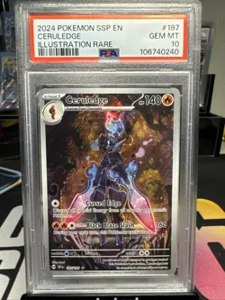 Ceruledge 197/191 Surging Sparks Holo-Pokemon TCG Card PSA 10 - Image 1