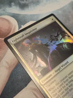 FOIL R 0024 Lightstall Inquisitor Angel Wizard Rare Edge of Eternities MTG Card - Image 3