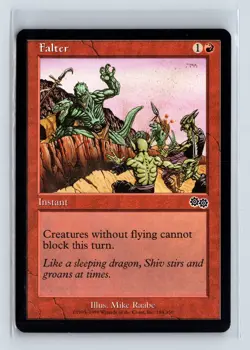 FALTER - MTG Magic the Gathering Card - Urza's Saga - Common - Image 1