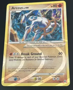 Pokemon TCG Arceus Holo Rare Card #AR8 2009 - NM - Image 1