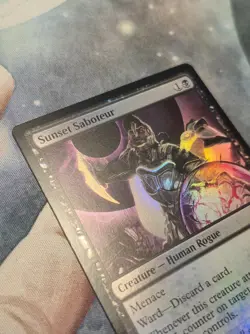 FOIL R 0116 Sunset Saboteur Rogue Human Rare EOE Edge of Eternities MTG Card NM - Image 3