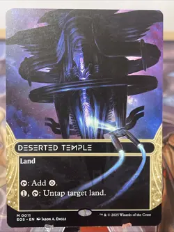 MTG Deserted Temple (11) (Borderless) (11) | NM | Edge of Eternities (EOS) - Image 1