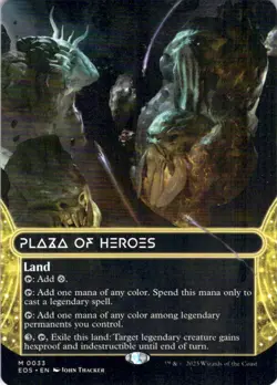 MTG Plaza of Heroes (33) (Borderless) (33) | NM | Edge of Eternities (EOS) - Image 1