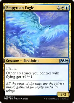 X 1 Empyrean Eagle NM Core Set M20 208 MTG Magic The Gathering - Image 1