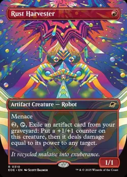 Rust Harvester - Foil Extended Art EOE NM MTG #310 - Image 1